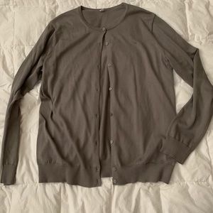 Uniqlo grey cardigan Sweater